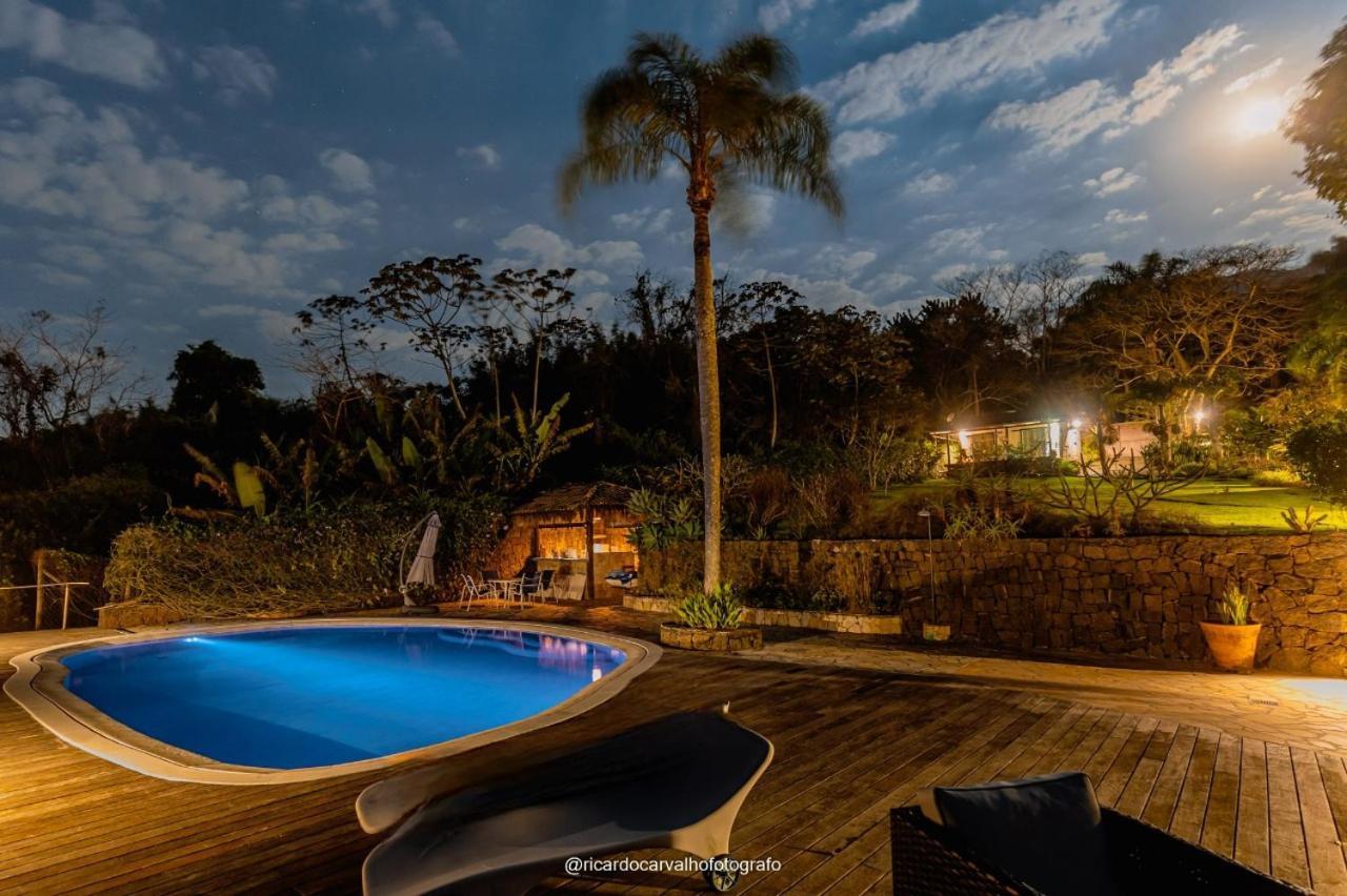 イリャベラ Sol-Lua Bangalo Com Uso Exclusivo Da Piscinaヴィラ エクステリア 写真